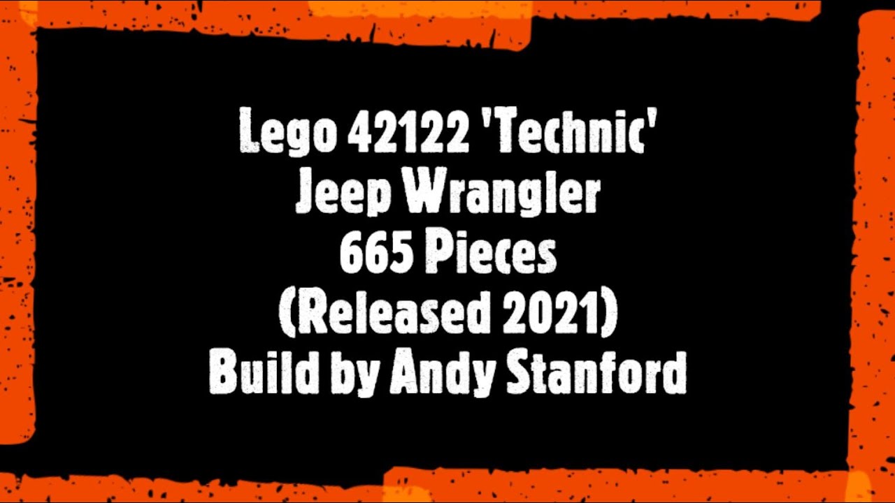 43122 Jeep Wrangler Speed Build, Time Lapse,