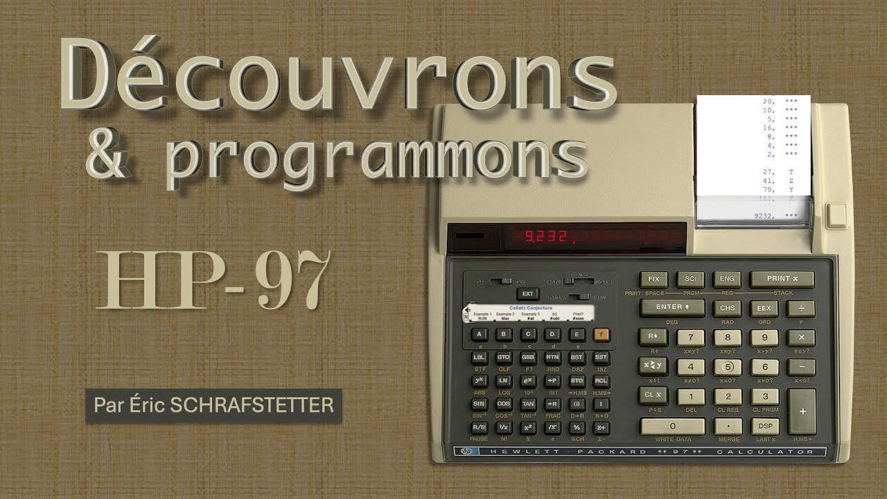 Découvrons et programmons : HP-97 (1977)