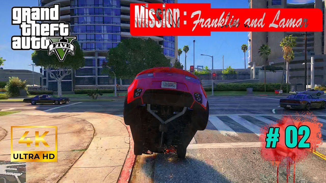 GTA 5 Franklin & Lamar Funny Gameplay in 4K Ultra HD | Part 2 (PC)