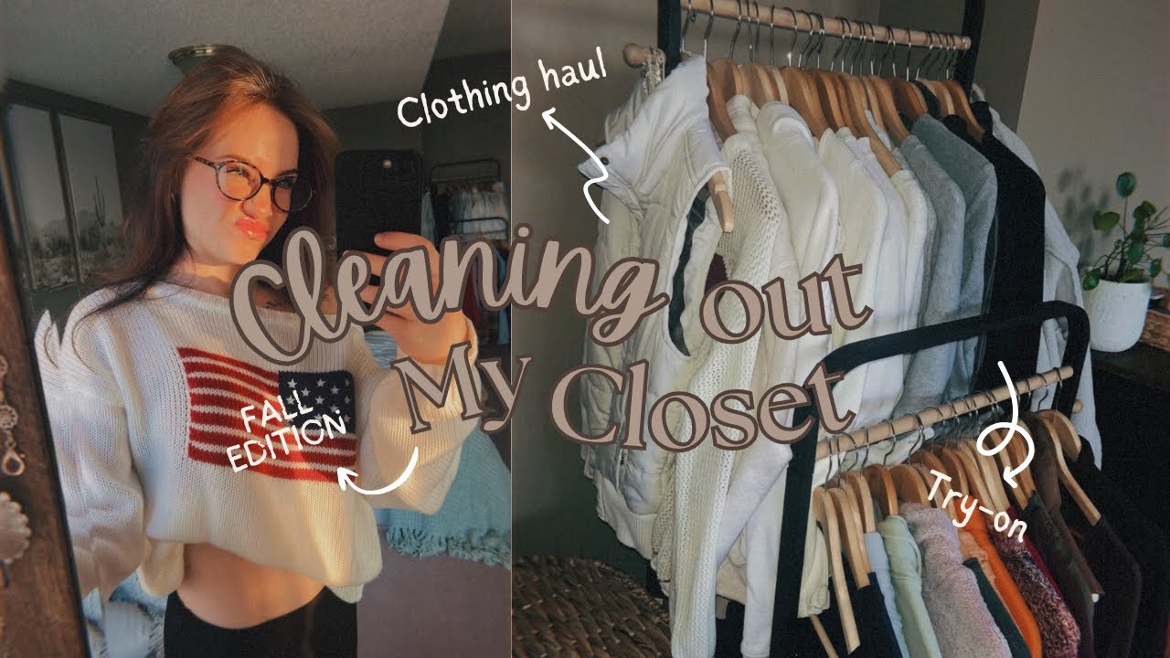 HUGE Closet Cleanout (Trying on Everything) Fall 2025 ˚✿˖°