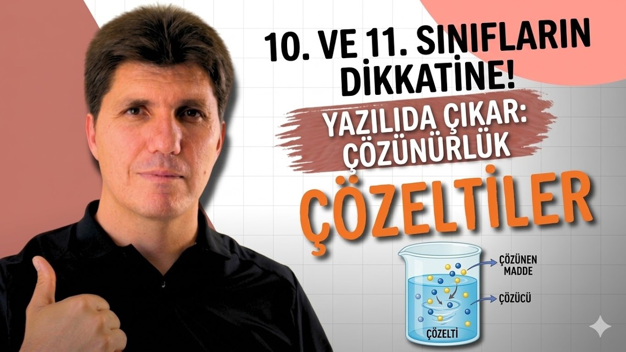 Çözünürlük Konusunu Kaçırma! Yazılıda Çıkar
