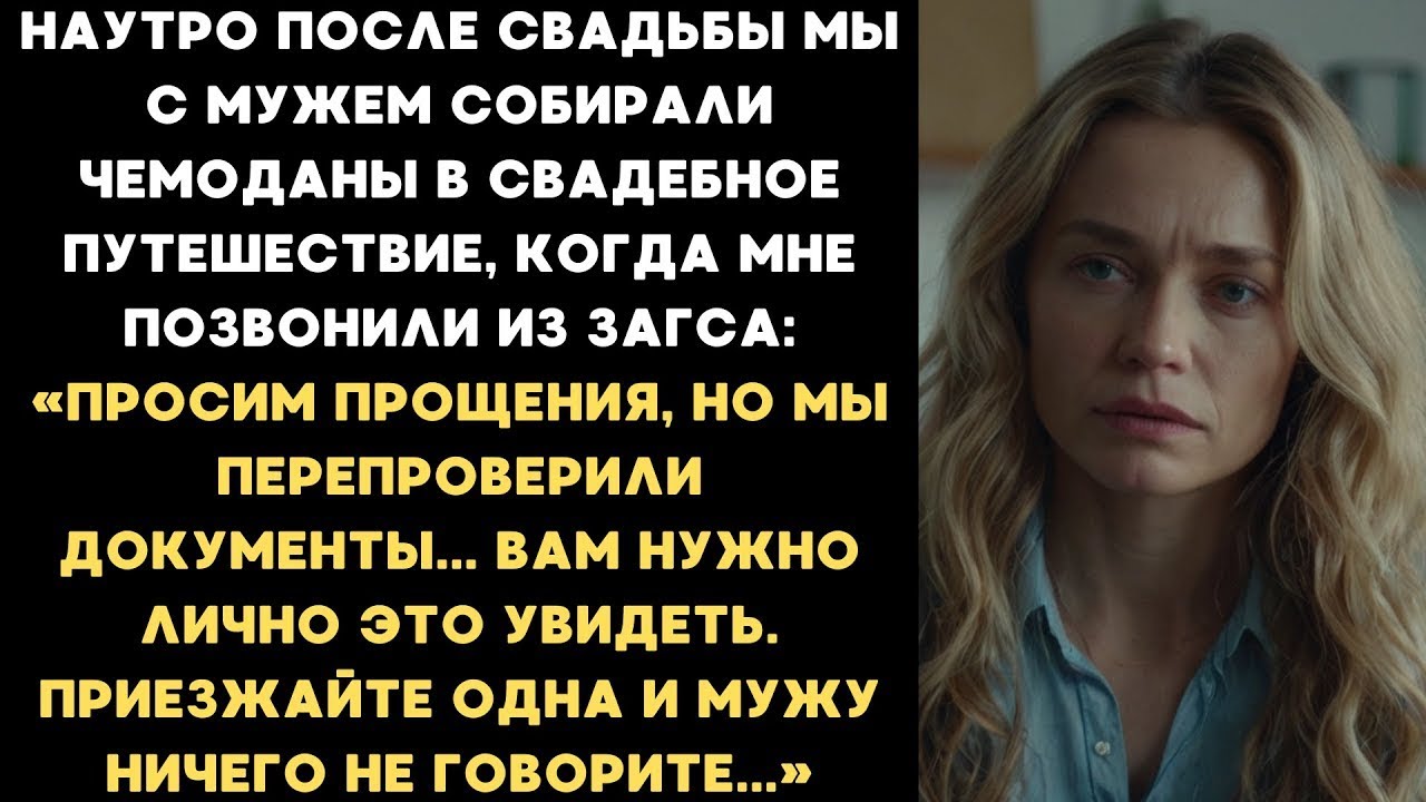 Наутро после свадьбы мы с мужем собирали чемоданы в свадебное путешествие, как вдруг
