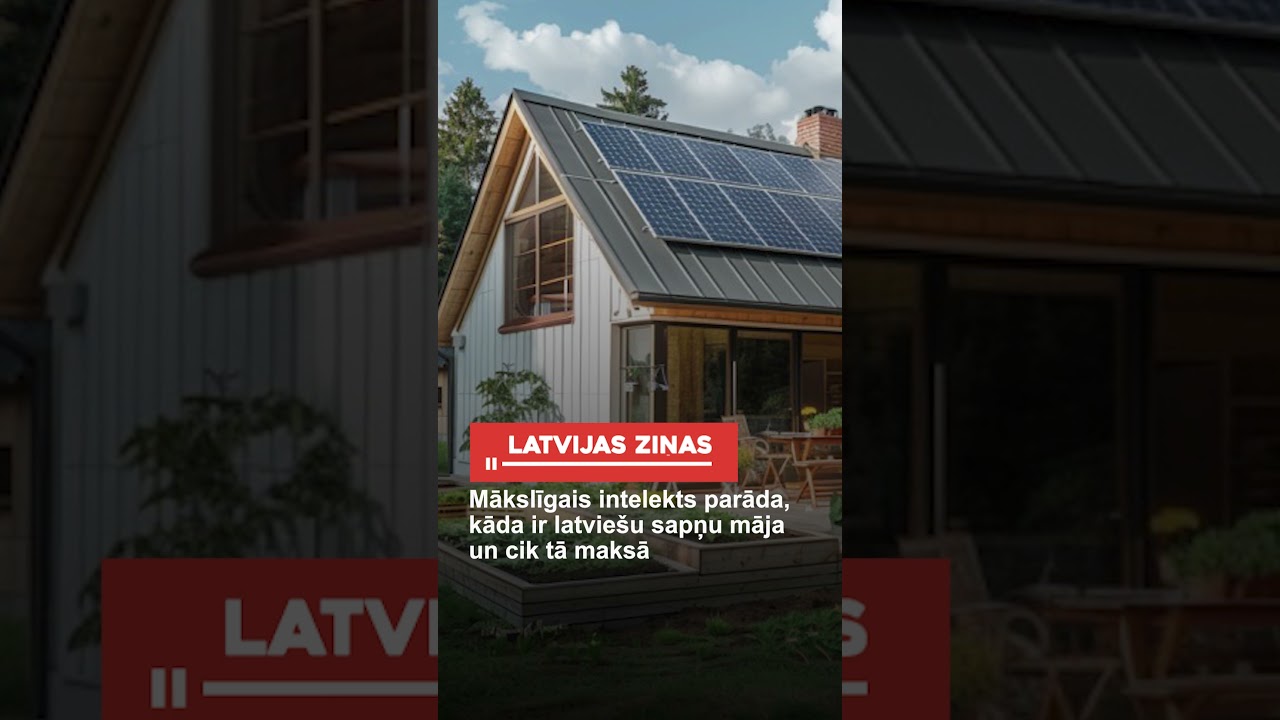 Mākslīgais intelekts parāda, kāda ir latvie&scaron;u sapņu māja un cik tā maksā