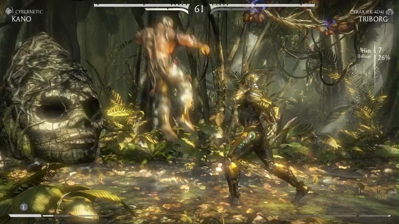 Mortal Kombat X_Kano/Cybernetic VS Cyrax LK4D4