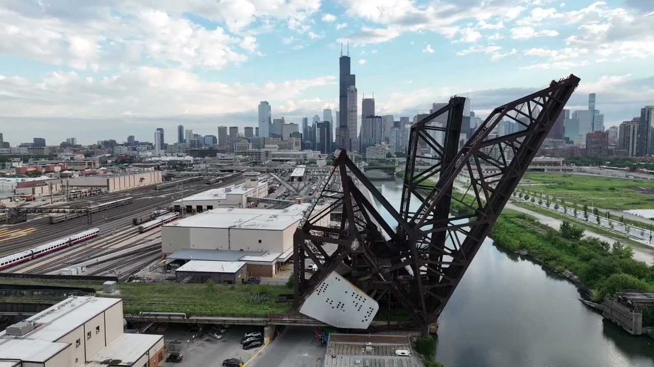 Chicago’s St Charles Air Line Bridge - Strauss Trunnion Bascule Bridge