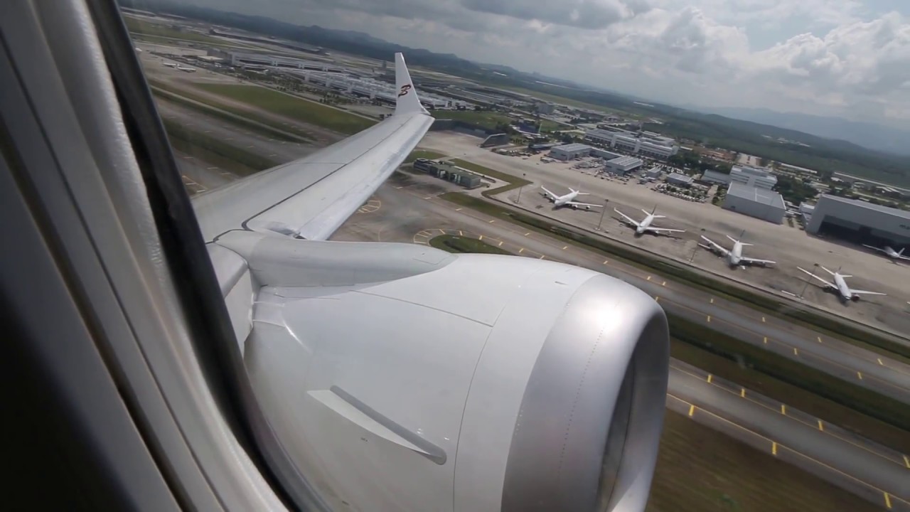 Malindo Air Boeing 737-8 MAX Inaugural Flight OD803 Take off