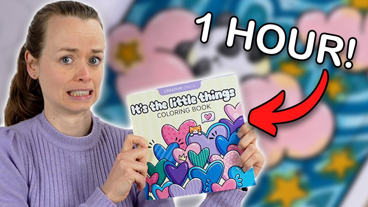 1 hour coloring challenge by @ChantelleArts