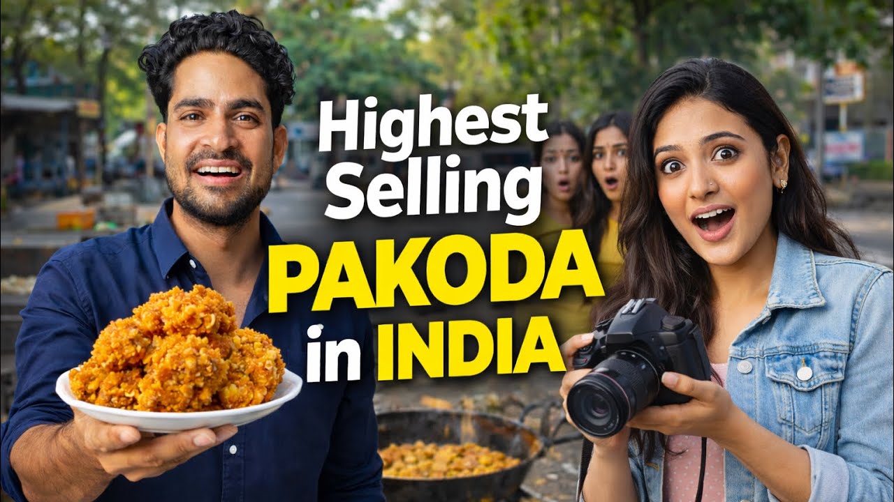 Highest Selling PAKODA in INDIA | Kamal Kakdi & 12 Different Types of PAKODE | Krishna Srivastava