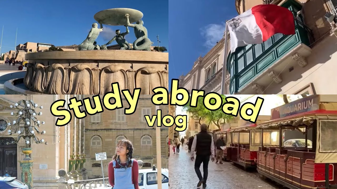🇲🇹vlog เรียนภาษาอังกฤษที่มอลตา📚🏣