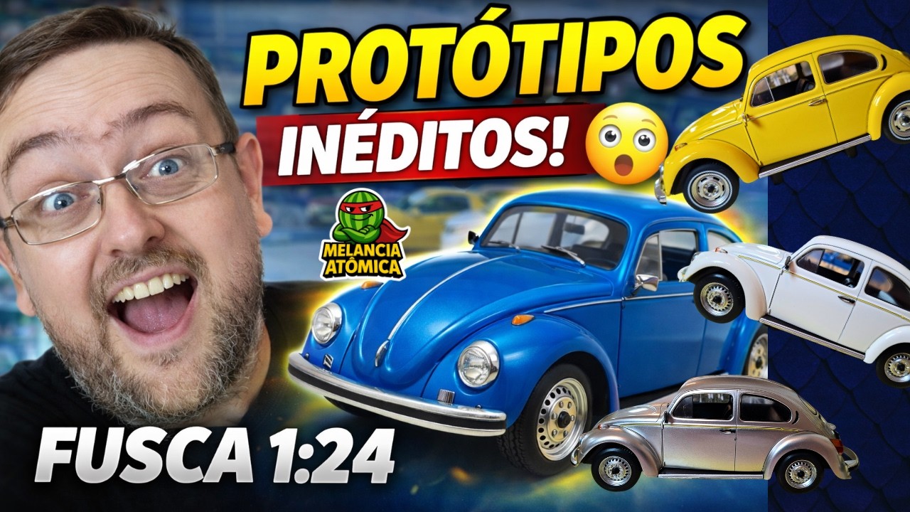 California Classics 1:24 – Protótipos Fusca Itamar, Fuscão e Bizorrão INÉDITOS