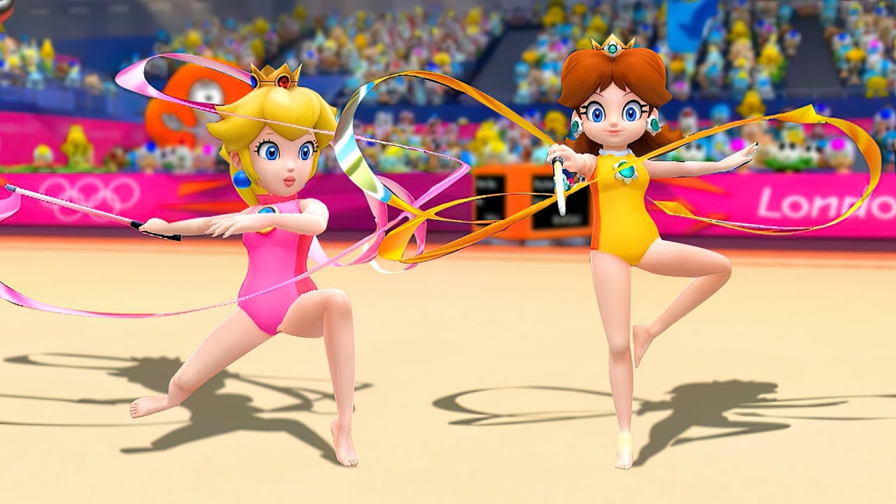 Mario & Sonic at the London 2012 Olympic Games - Gymnastics Rhythmic Ribbon (All Characters)