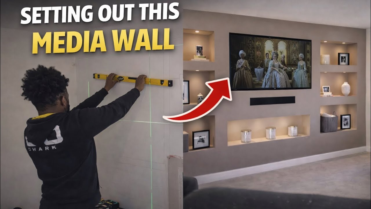 Setting out the media wall 