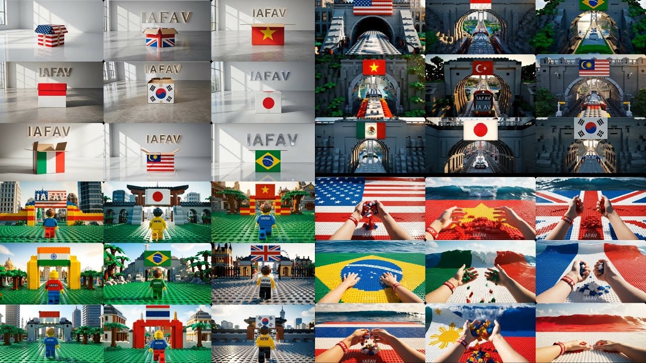 🌍🧱 UNPACKING + LEGO KID + LEGO TRAIN + LEGO OCEAN WHICH COUNTRY'S LEGO WOULD YOU LIKE TO PLAY WITH ?