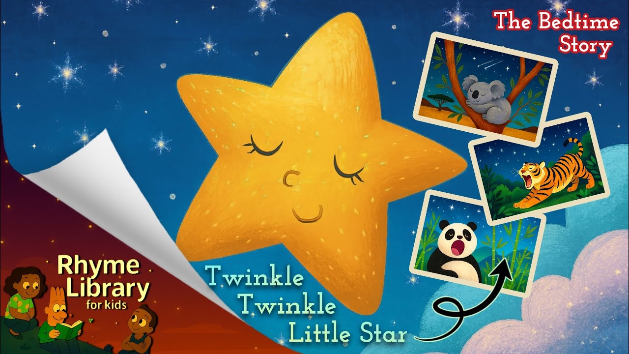 STORY: TWINKLE TWINKLE LITTLE STAR | Rhyme Library for kids