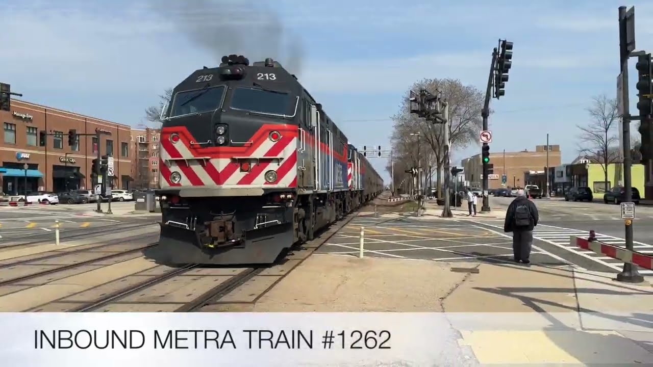 The Complete Metra Evening Rush Hour At LaGrange Road On March 29, 2024