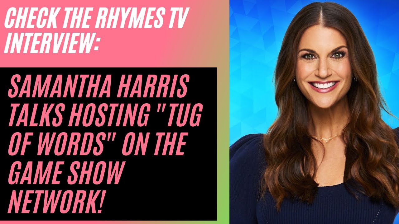 Host Samantha Harris talks Game Show Network's "Tug of Words" season 2, plus TV hosting advice!