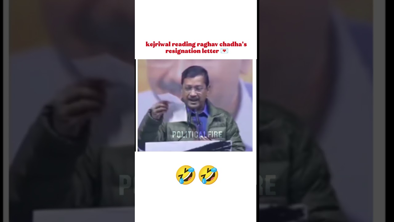 Arvind Kejriwal Reading Comments Like Exam Results While Raghav Chadha Enjoys the Show 😂