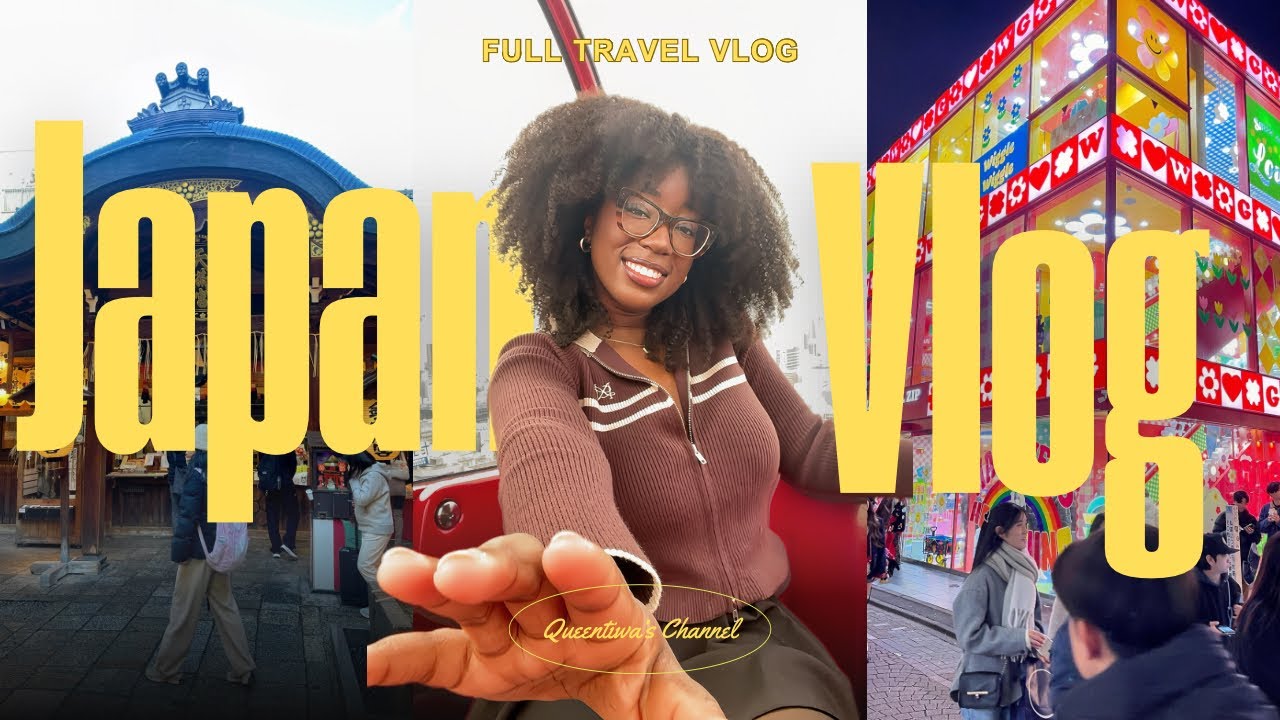BLACK IN JAPAN VLOG 🌸 зима в Японии (изучение Токио, Киото и Осаки, шопинг, что я ел, кафе)