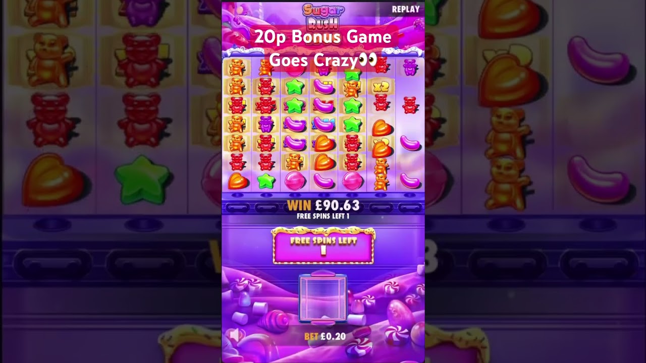 MASSIVE WIN SUGAR RUSH 1000 20P STAKE!!!! Spun In Bonus