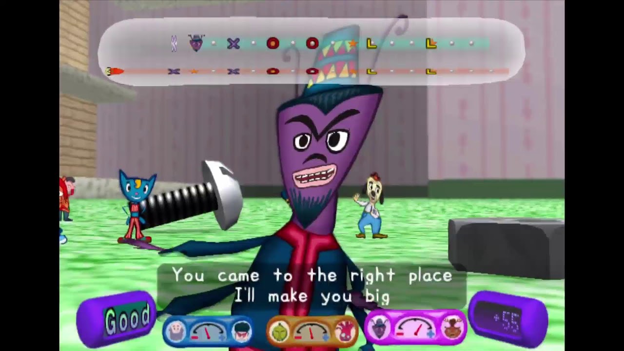 Crashing out at Parappa the rappa 2