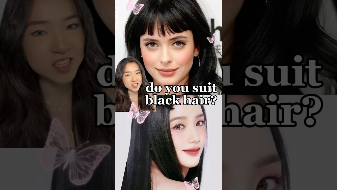 Do you suit black hair? ✨🖤 #styletips #coloranalysis #haircolor #hairstyle #styleguide #styleinspo