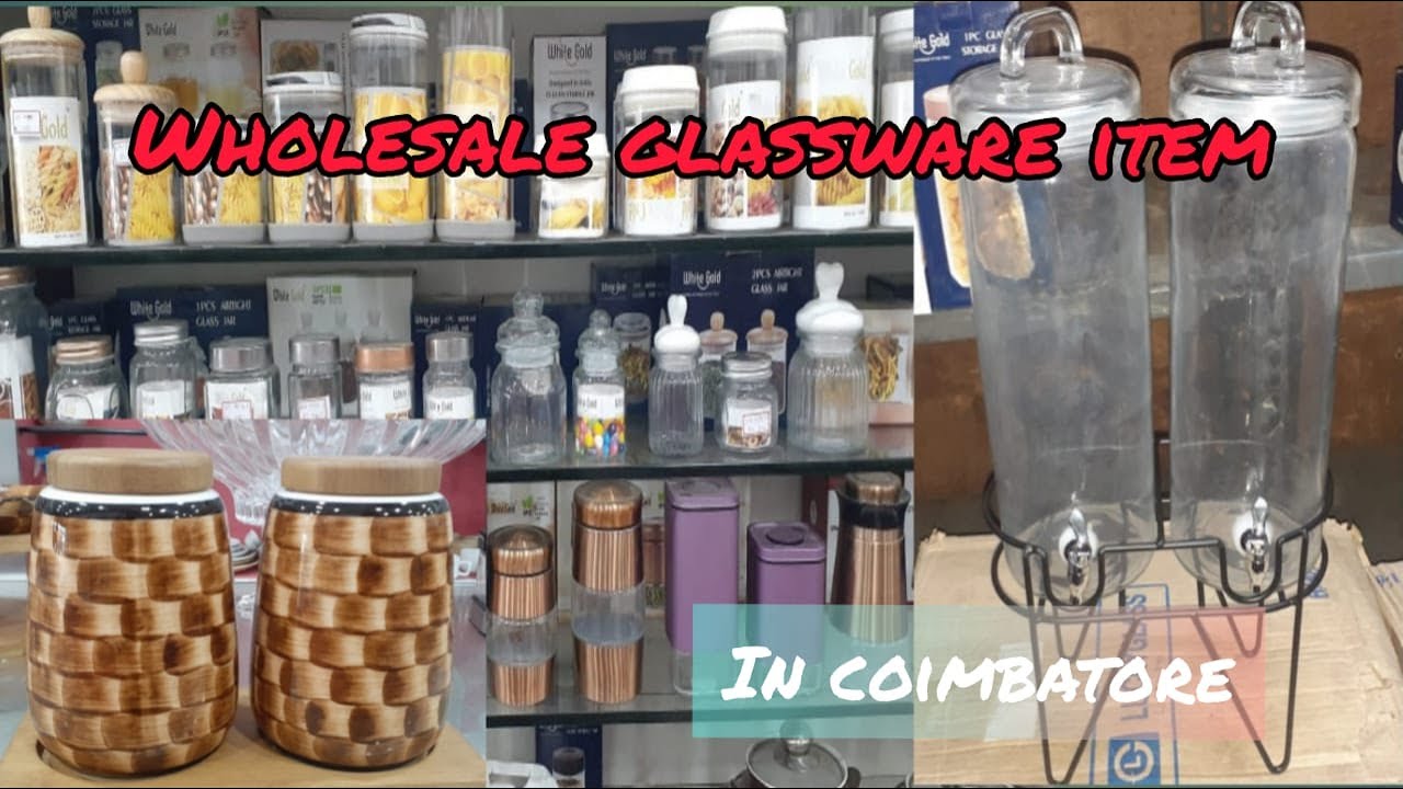 Best glassware shop in Coimbatore | exclusive glass items at best prices
