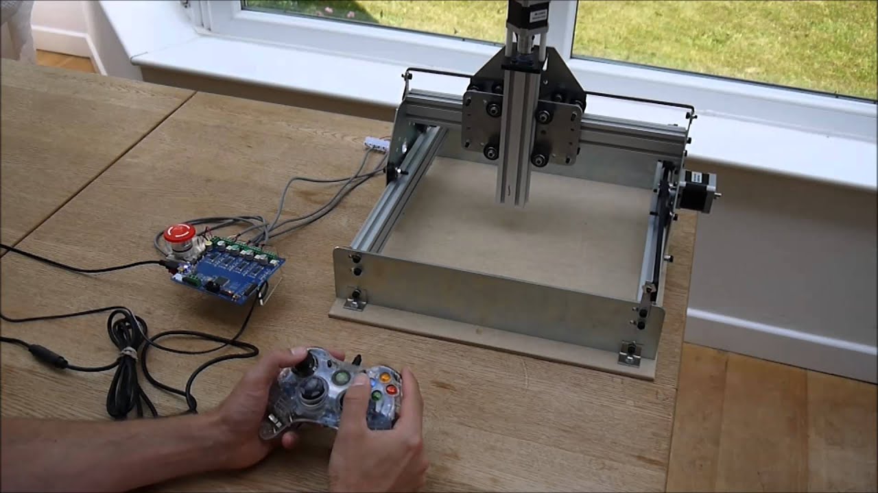 Jogging a CNC using XBox Controller & TinyG
