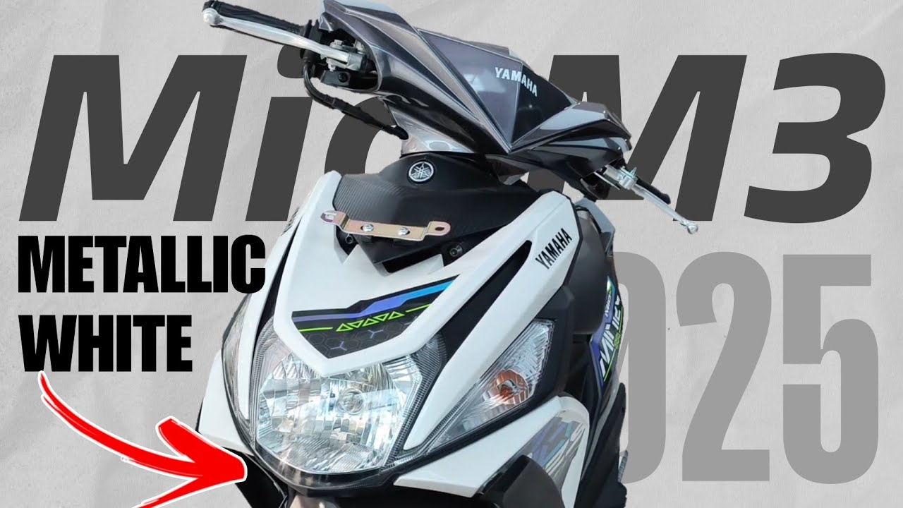 YAMAHA MIO M3 DI TAHUN 2025! WARNA TERBARU METALLIC WHITE