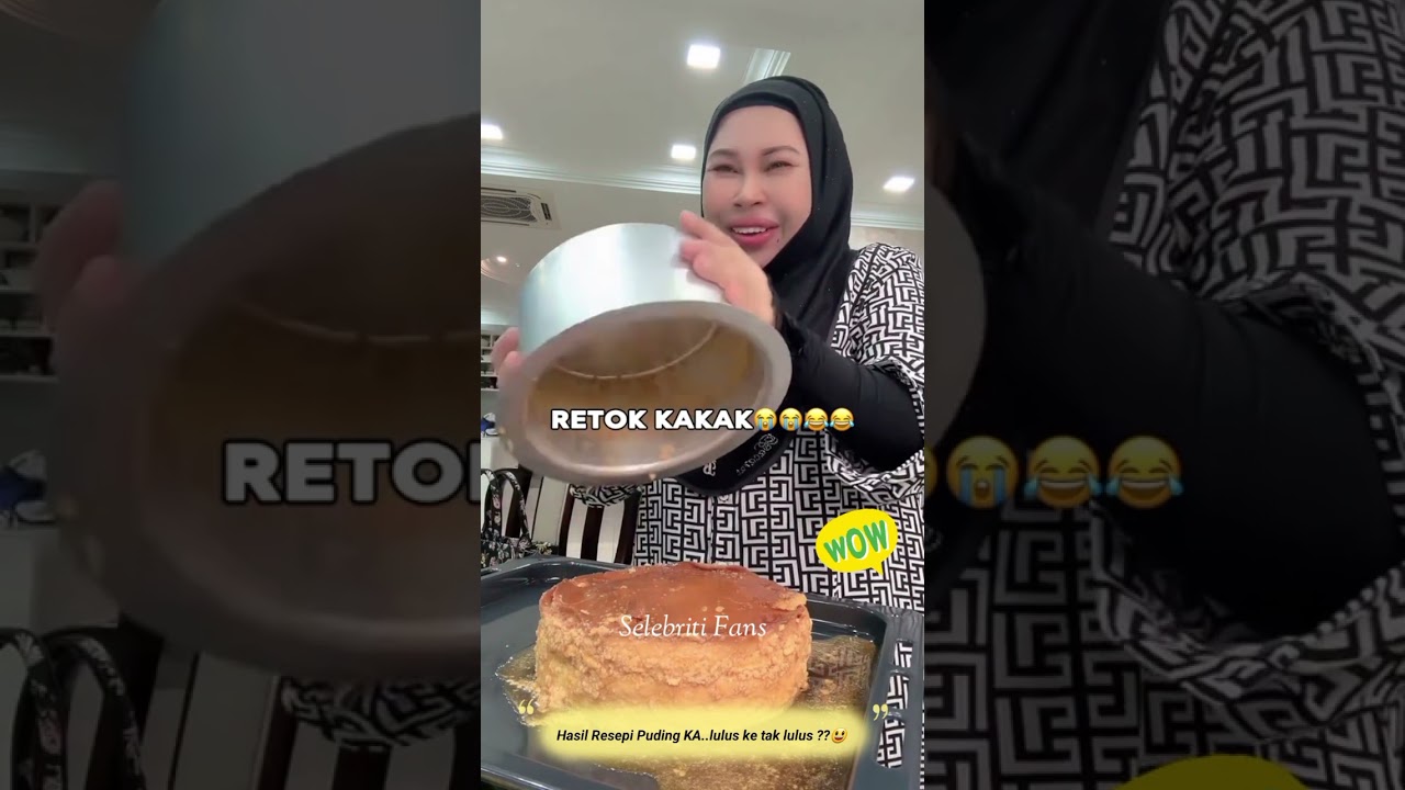 Dato Vida Dan Kacak Buat Puding Karamel Resepi Khairul Aming