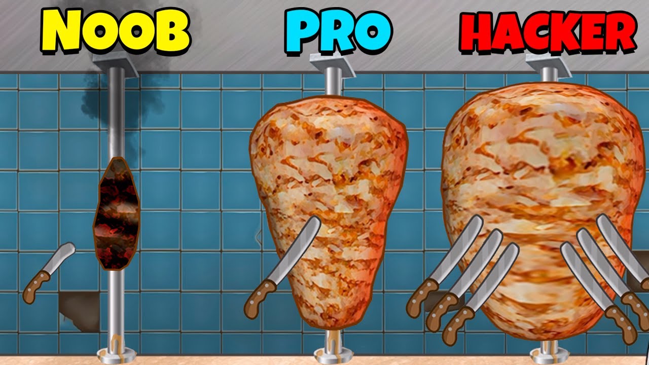 NOOB vs PRO vs HACKER - Shawarma Legend