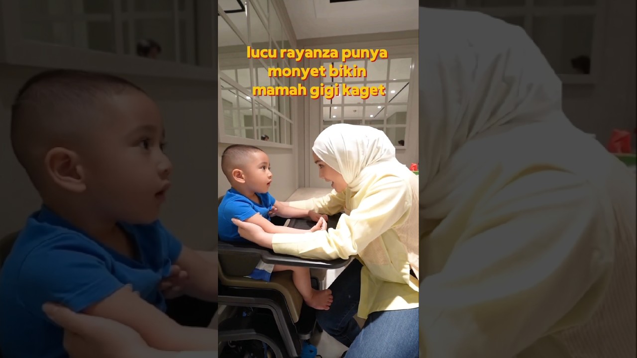 Lucu rayanza punya monyet bikin mamah gigi kaget #cipung #cipungupdate  #rayanza #nagitaslavina
