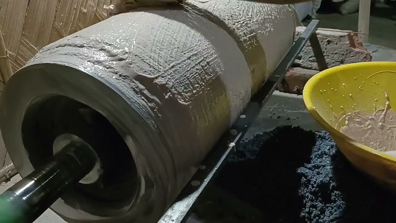 Emery roll machine maintainance #viralvideo