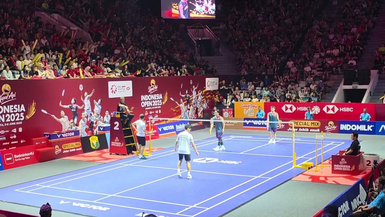 Clip Quarter Final Indonesia Open 2025 - Sabar/Reza vs GOH/Izzuddin
