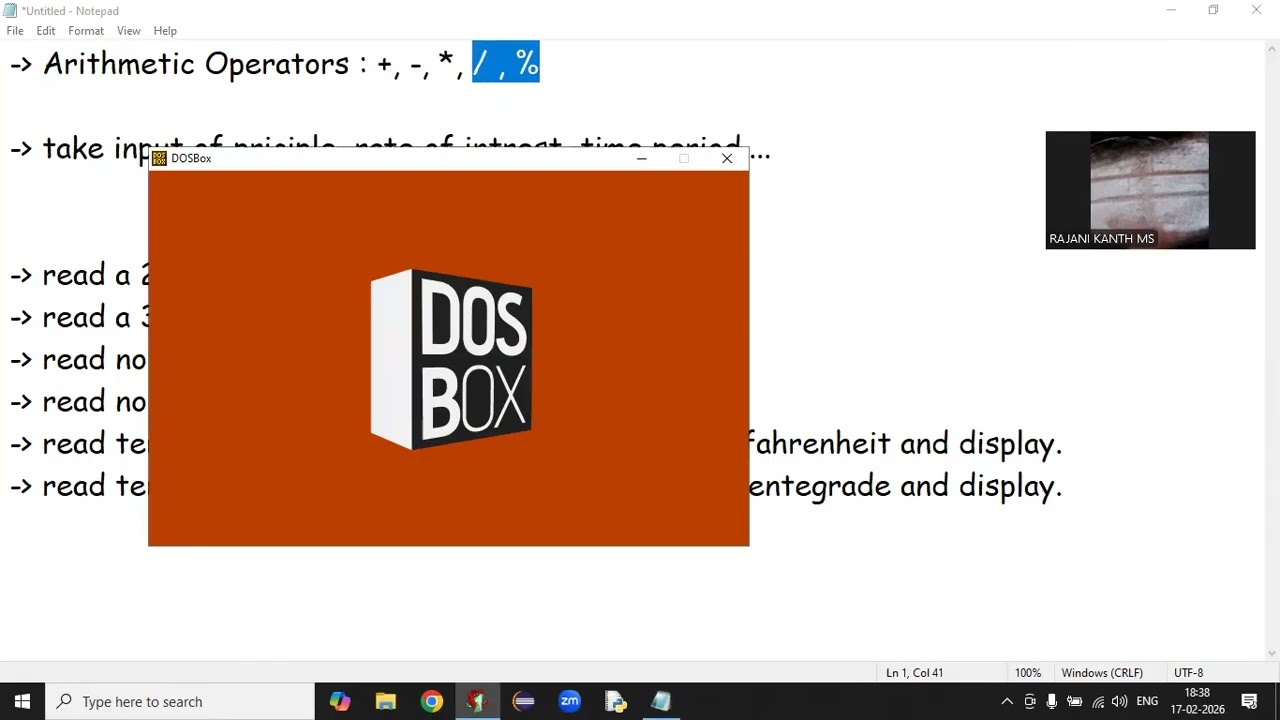 Operators in C and Python