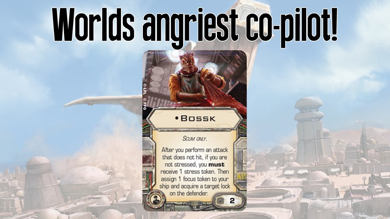 X-wing upgrade tech - BOSSK (crew)