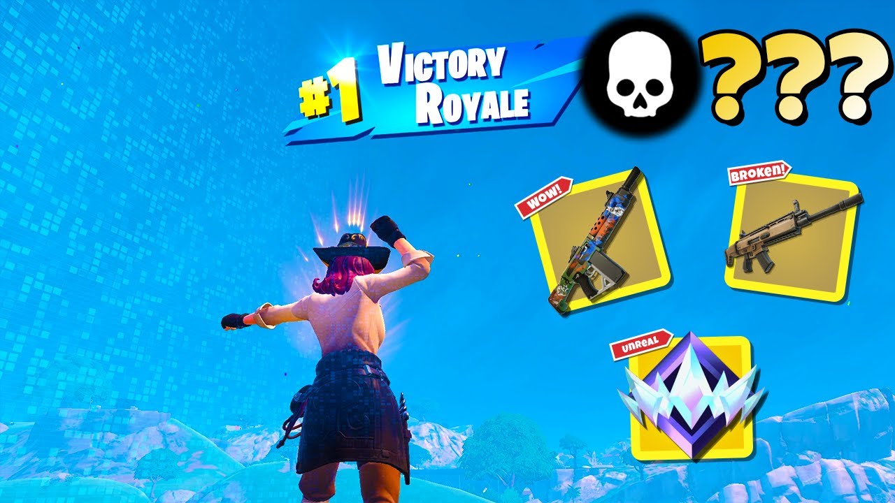 High Elimination Unreal Ranked Solo Win Gameplay (Fortnite Chapter 5 Zero Builds)