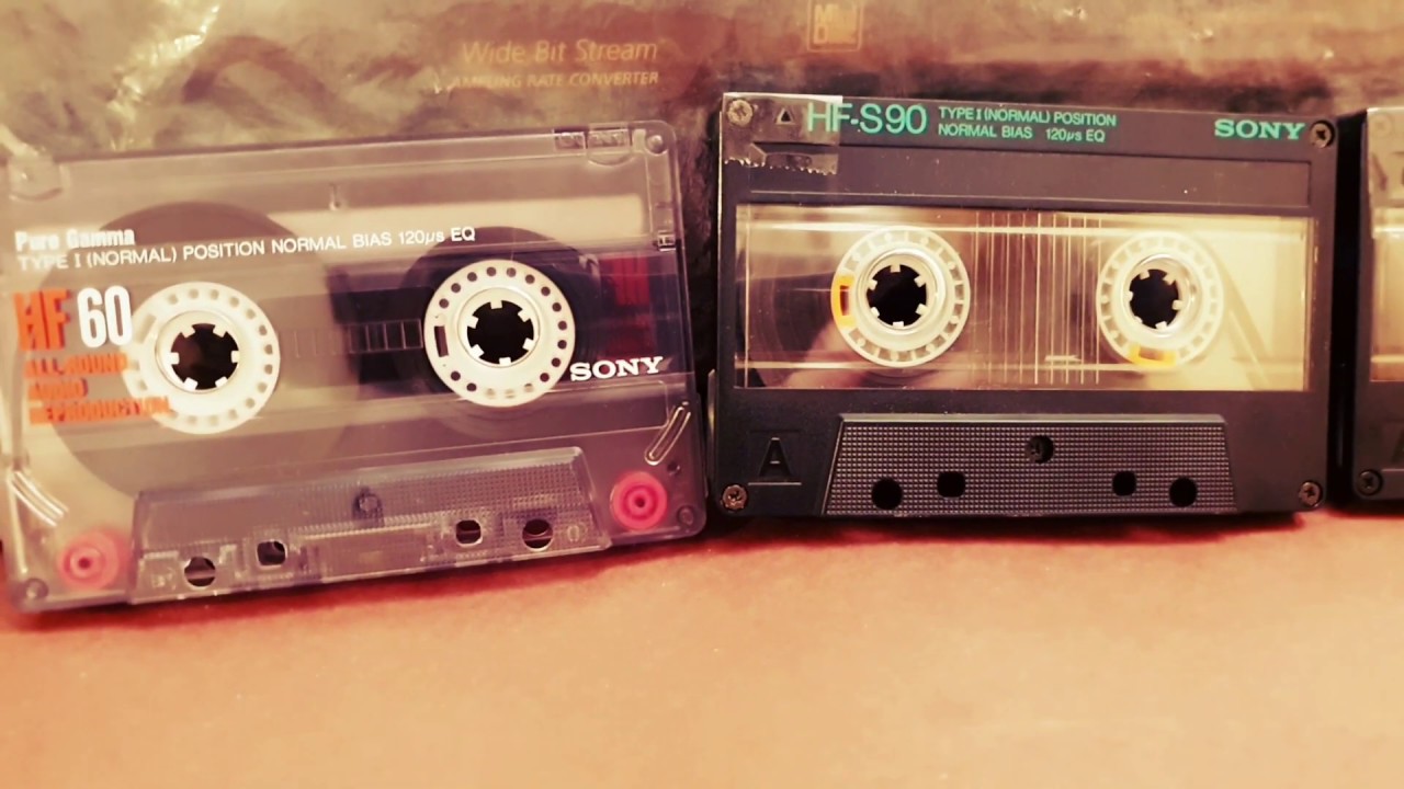 SONY HF HF-S HF-ES Cassette: comparative calibration & recording test on Sony TC-K 711S