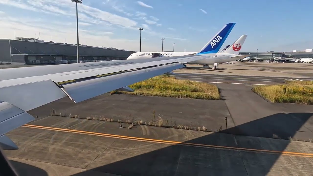 【機窓動画4K】ANA861 羽田→金浦