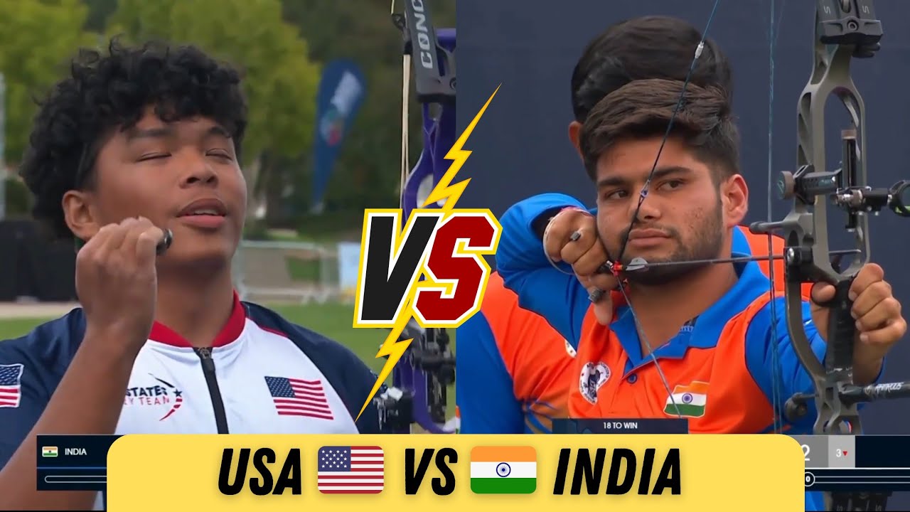 India 🇮🇳 Vs 🇺🇸 USA | U18 Men’s Compound Team GOLD Final | World Archery Youth Championships 2025🏆