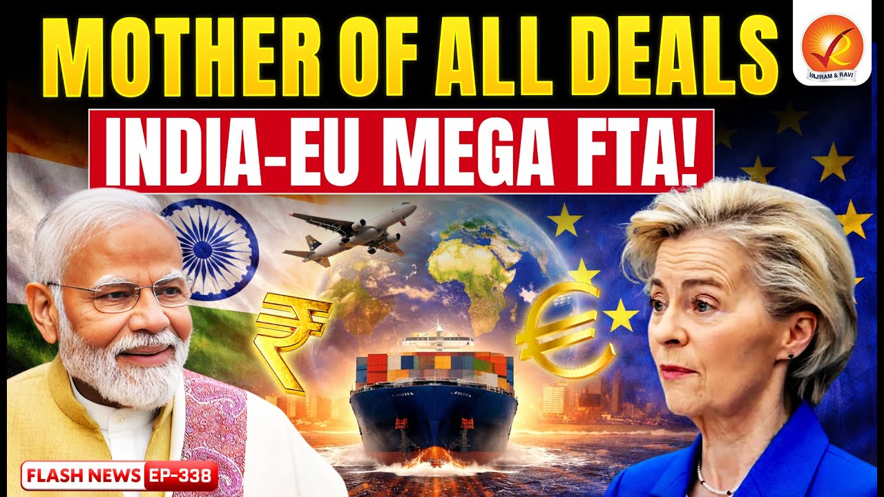 Mother of All Deals: EU Chief von der Leyen Signals Historic India–EU Trade Pact at Davos