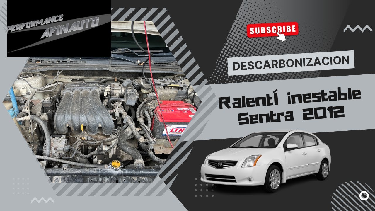 🔥🚗Correcci&oacute;n de ralent&iacute; inestable y descarbonizacion - Sentra 2012 2.0🔥🚗Performance Afinauto