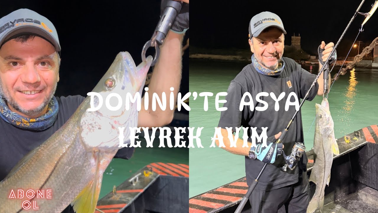 Dominik’te Gece Asya Levreği Avım 