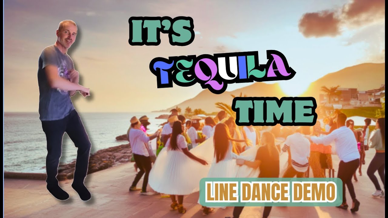 It's Tequila Time- line dance demo | High Beginner | August 2025 | Annie Bosko