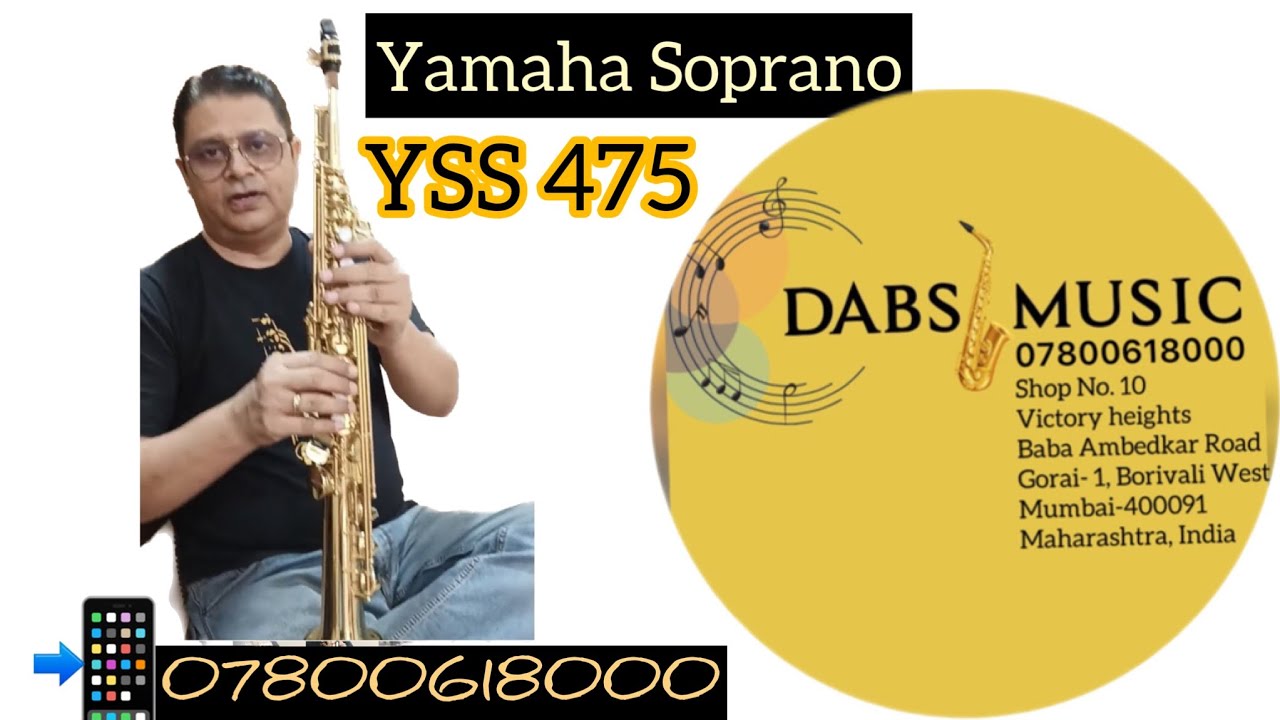 Yamaha Soprano - YSS 475 @dabsmusicmumbai