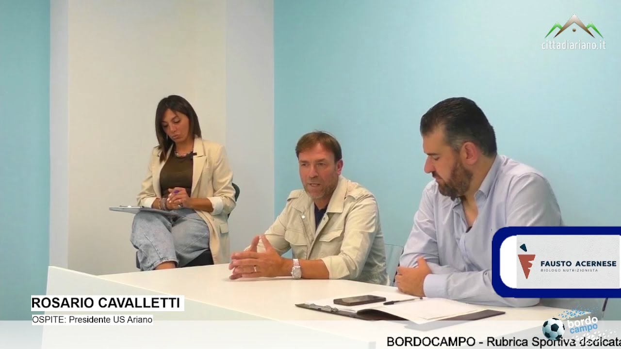 BORDOCAMPO - 1.a puntata - Rubrica Sportiva dedicata all'US Ariano