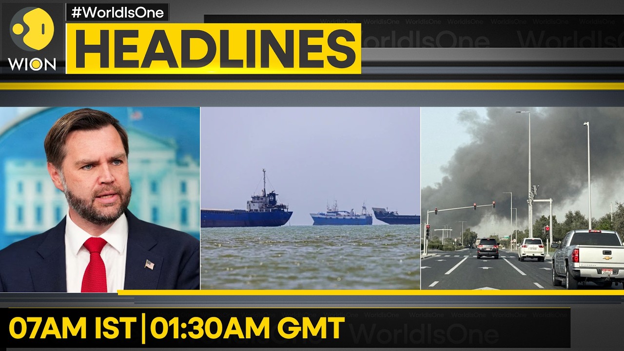 US-Iran War: US Hits Iran After Cargo Ship Attack |Iran Guards: Targeted US Sites in Gulf |Headlines