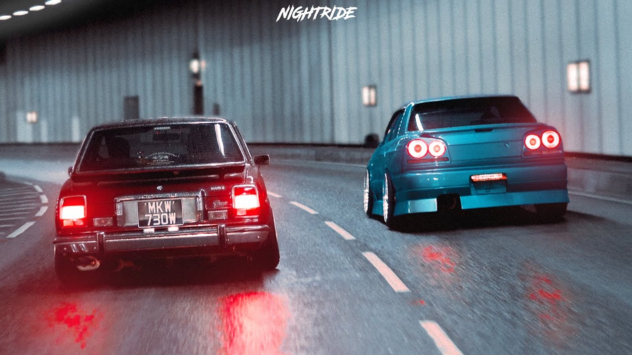 London Nightride | Skyline R34 x Toyota Mark II