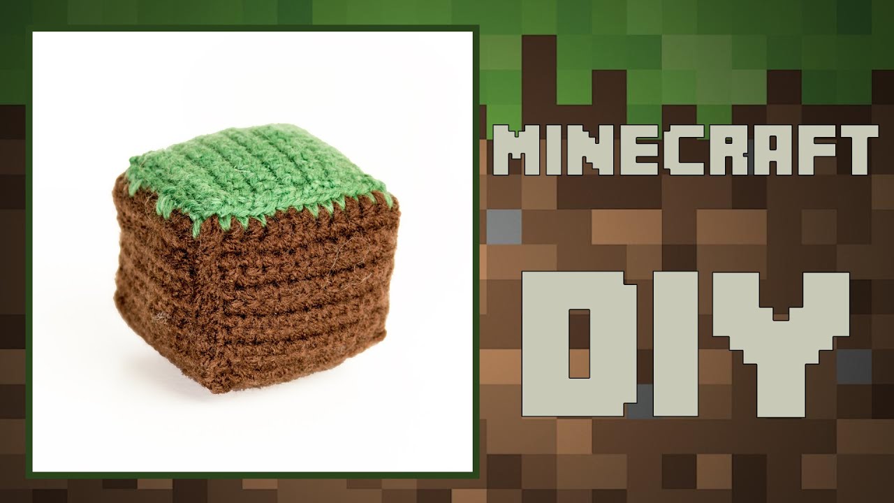 Minecraft Block häkeln · Häkelanleitung *Do it Yourself* by justMiko