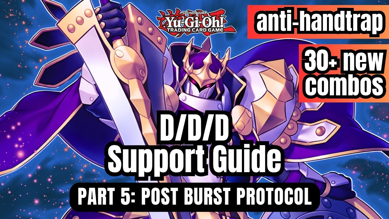 Yu-Gi-Oh! D/D/D Support Guide Part 5: Must-Know Combos post Burst Protocol! | TCG | OCG | D/D/D 2026
