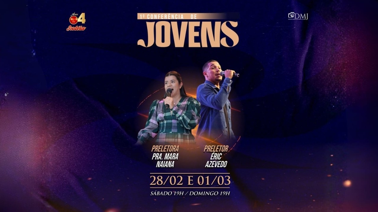1ª CONFERENCIA DE JOVENS - 2ª NOITE - JUDEIA ÁREA 4 - ASSEMBLEIA DE DEUS DO AMAZONAS - MANACAPURU